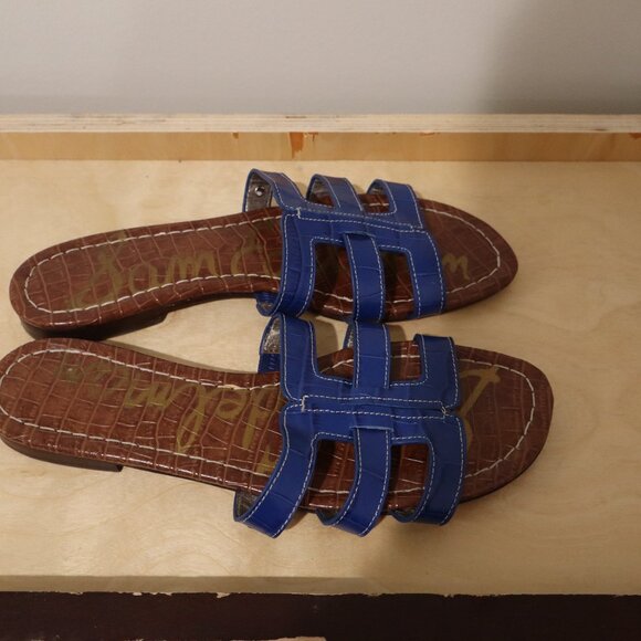 Sam Edelman Women's Bay Slide Sandal - Size 8 - Blue - Picture 5 of 7